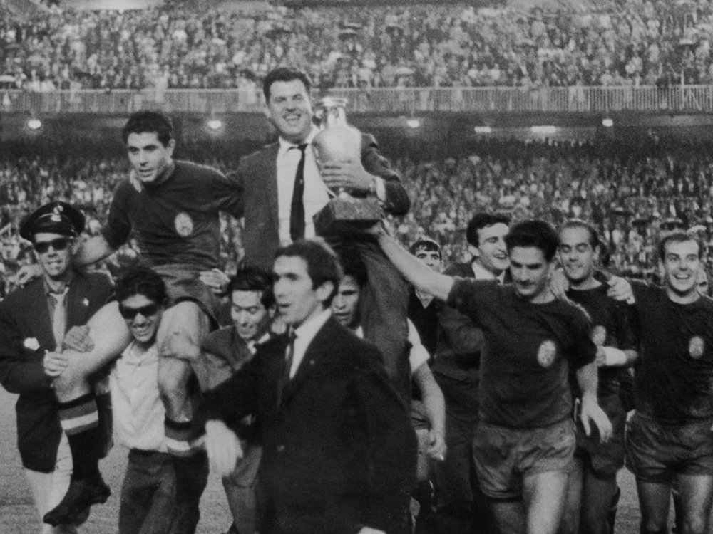 Сборная Испании - чемпион 1964